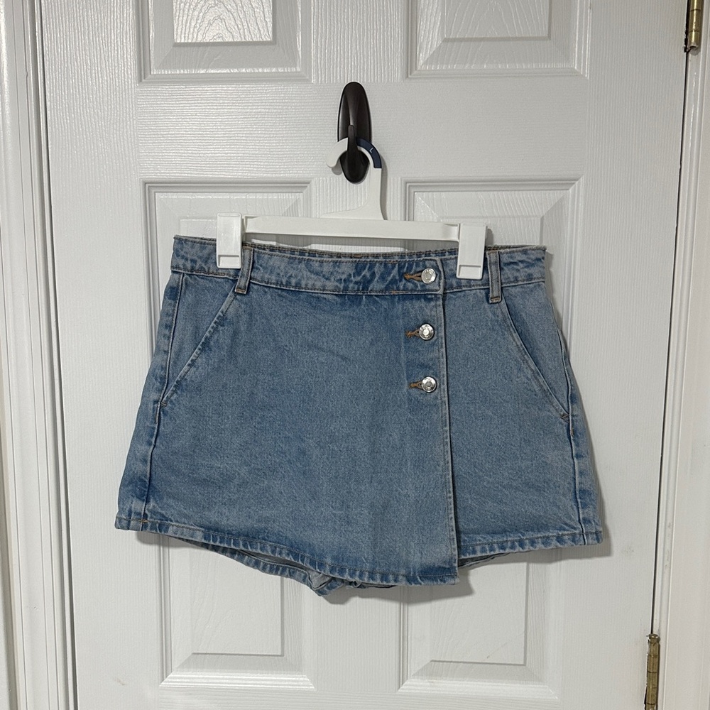 Zara Blue Denim Skirt